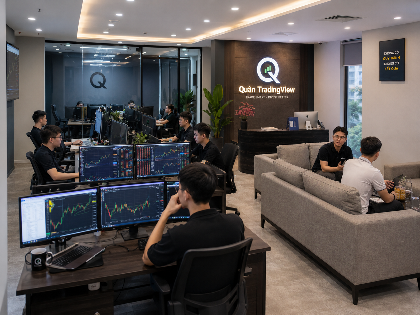 Văn phòng Quân TradingView - đội ngũ chuyên gia phân tích thị trường